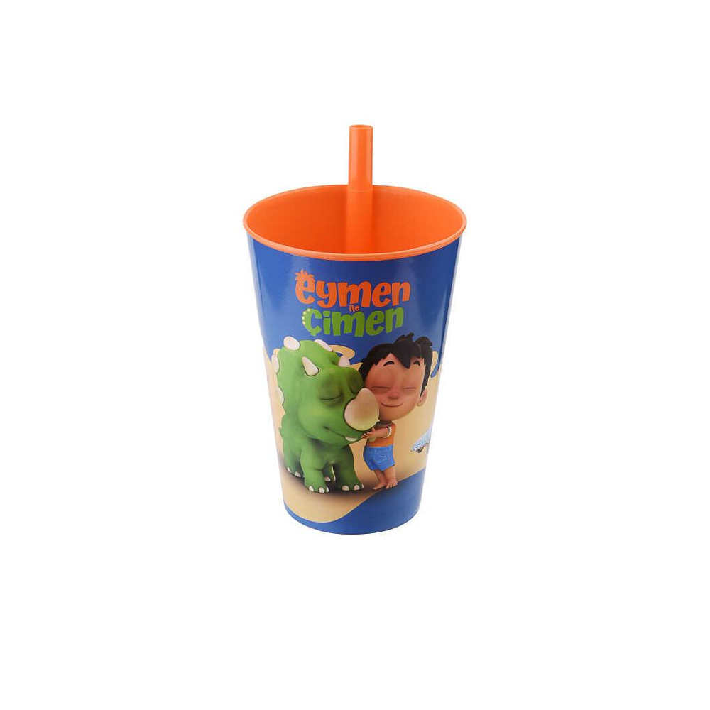 Eymen ile Çimen Pipetli Bardak