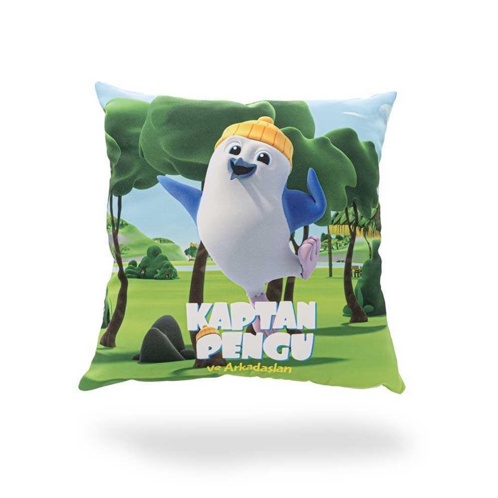 Kaptan Pengu Kırlent Kılıfı