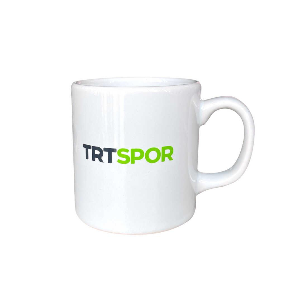 TRT Spor Logolu Beyaz Kupa