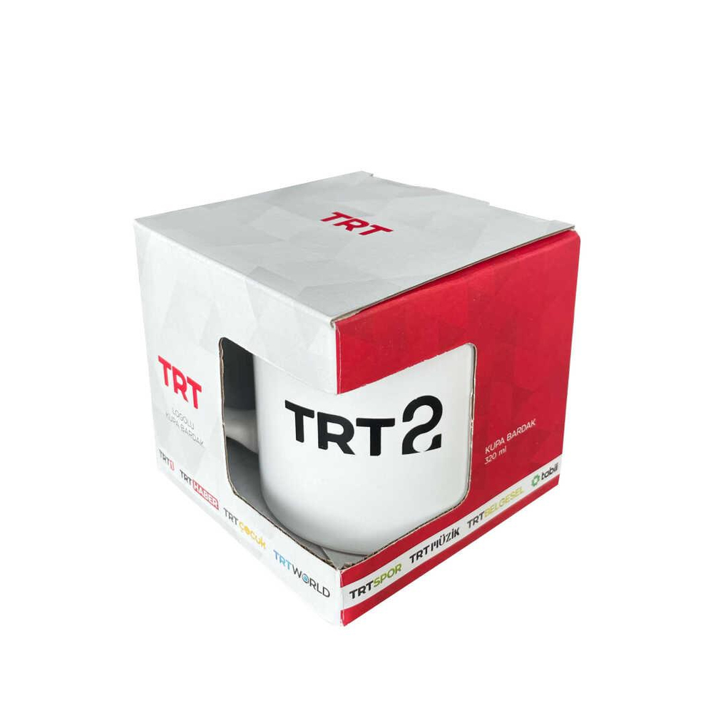 TRT2 Logolu Beyaz Kupa