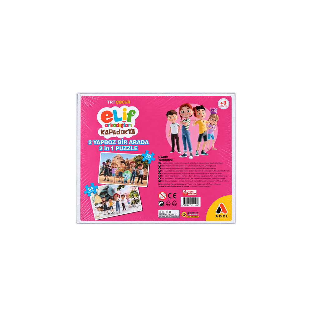 Elif ve Arkadaşları Puzzle 2li