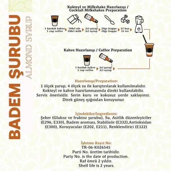 Badem Şurubu 6lı 75CL