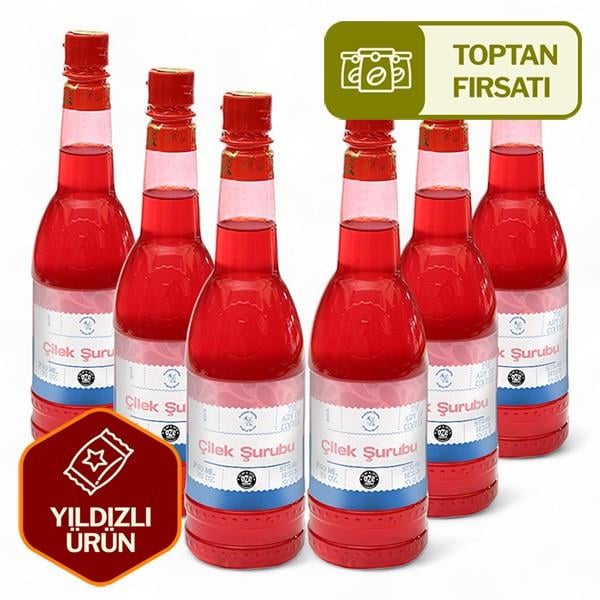 Çilek Şurubu 6lı 75CL