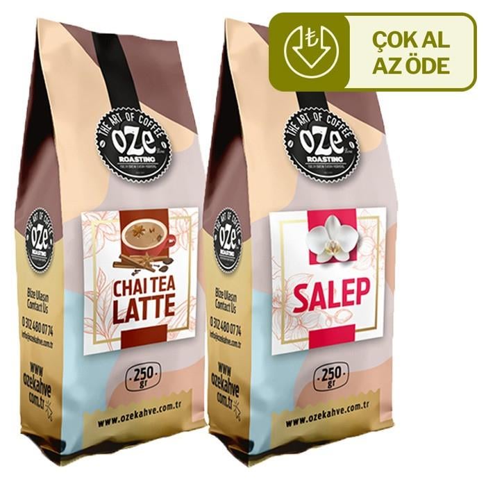 Fırsat Seti Salep, Chai Tea Latte 2li 250G