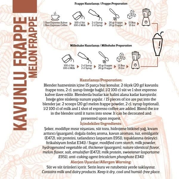 Kavunlu Frappe Tozu 1000G