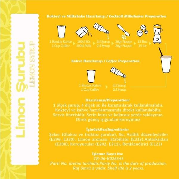 Limon Şurubu 6lı 75CL