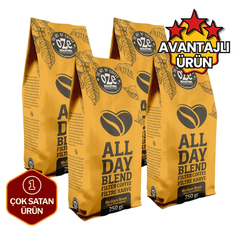 All Day Blend Filtre Kahve 4 x 250 g