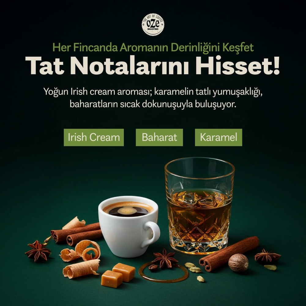 Aromalı Filtre Kahve Tanışma Seti 3 x 250 g (Vanilya, Irish Cream, All Day Blend)