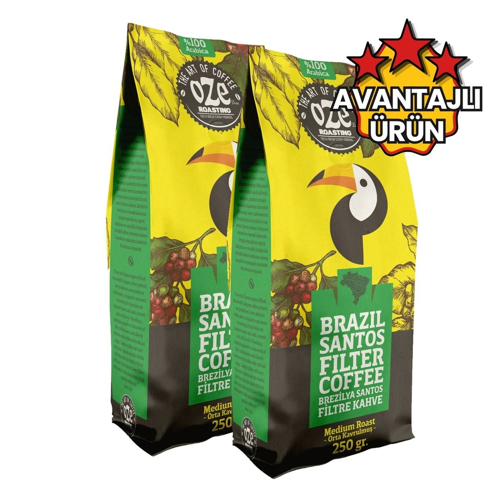 Brazil Santos Filtre Kahve 2 x 250 g