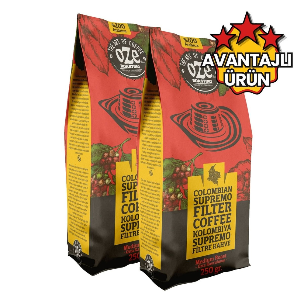 Colombian Supremo Filtre Kahve 2 x 250 g
