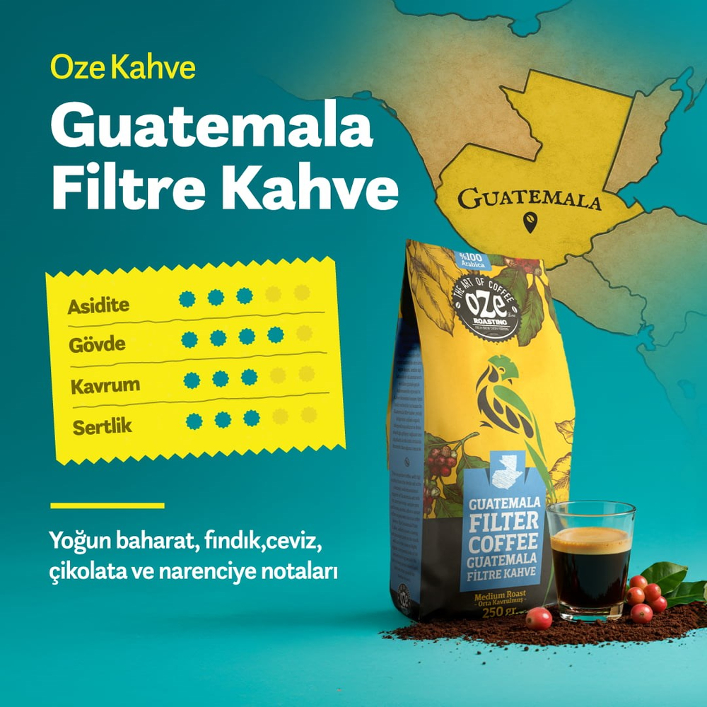 Guatemala Filtre Kahve 250 g