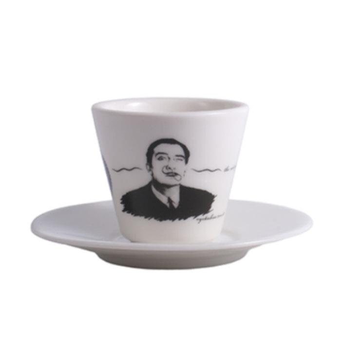 Oze® Collection Porselen Espresso Fincanı (Tabaklı) - 2li Set 