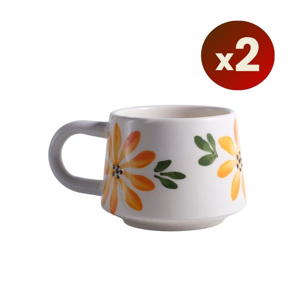 Oze Seramik Fincan 2li Set – No: 04