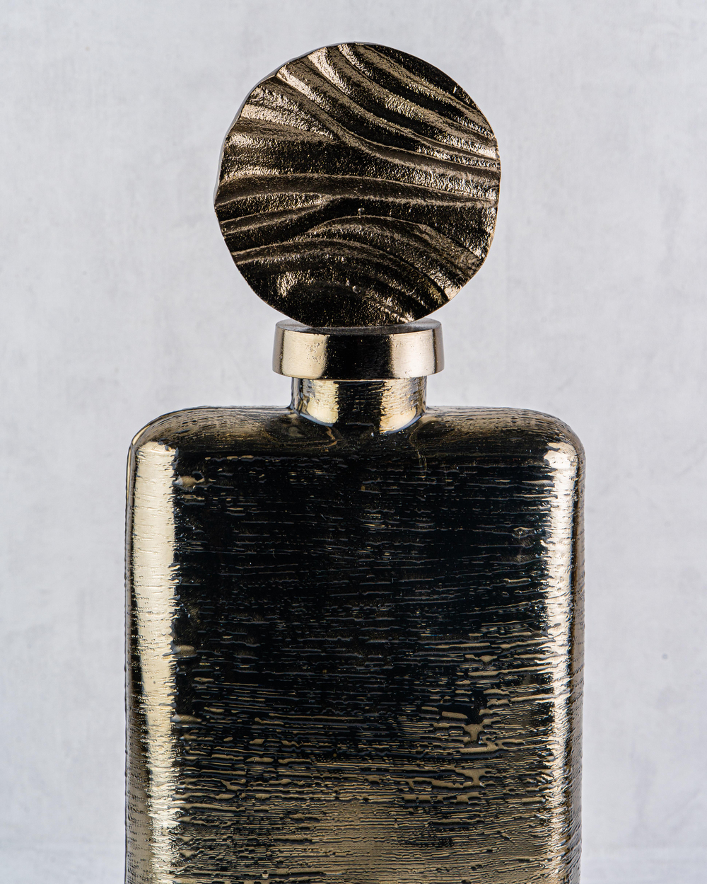 DekuvaAGED BRASS MEDIUM GLASS BOTTLELAMEDORE 1PNC-52345AB