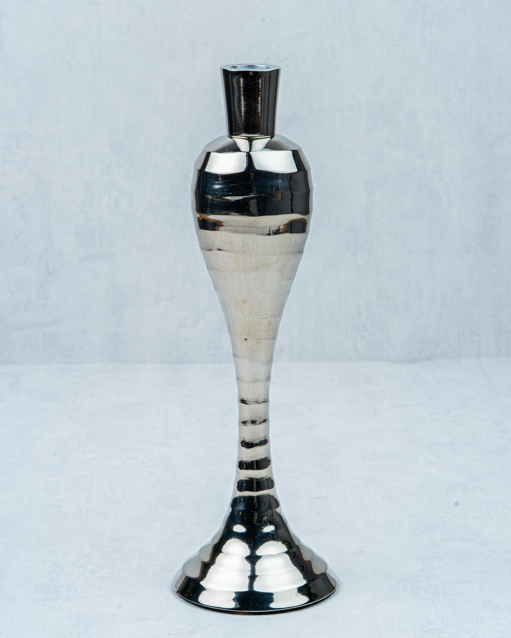 DekuvaCIARA NICKEL LARGE CANDLE HOLDERLAMEDORE 1AG-084L