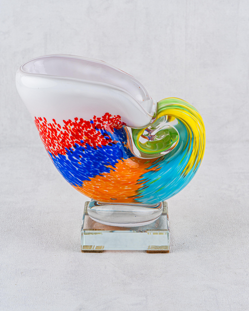 DekuvaSNAIL COLORFULGLASS DECOR 17*8LAMEDORE 1ZB-10656
