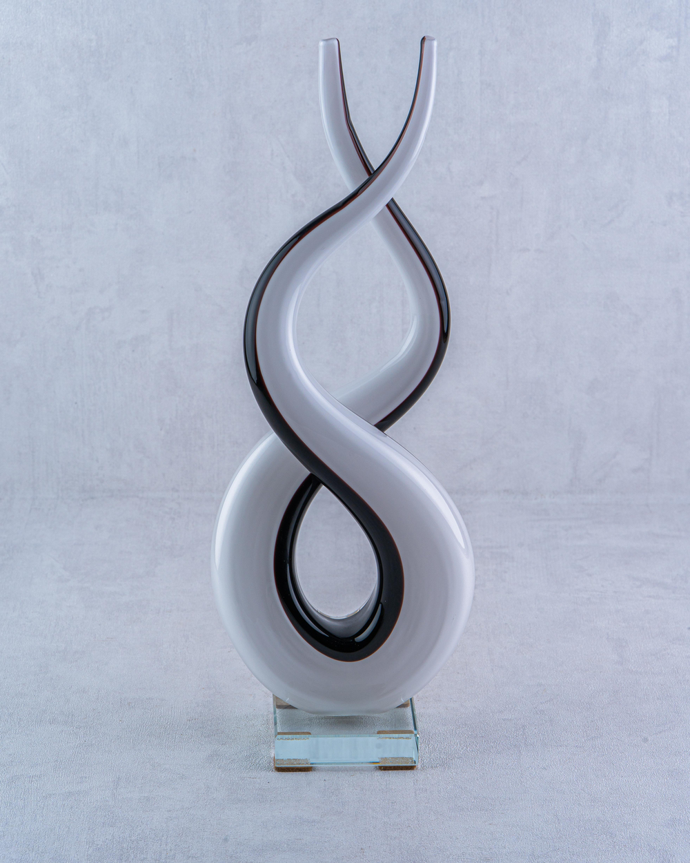 DekuvaSPIRAL BLACK WHITE GLASSLAMEDOR 1ZB-4464