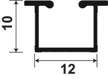 Anta tekli ray, 2,5m, al.eloksal