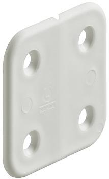 Milsiz menteşe pl.beyaz 40x40mm
