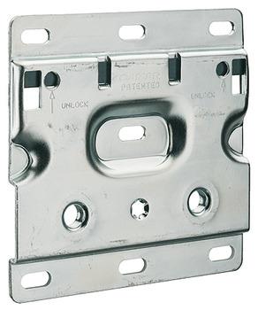 HEAVY Montaj plakası vidalı galva. 120mm