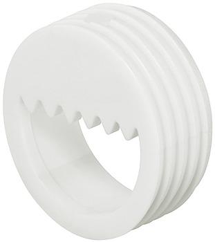 Askı elemanı Dişli beyaz 20x8,5mm