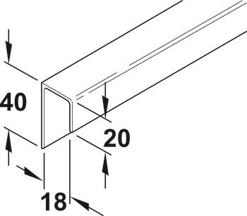 Slido F-Fold62 40/70A Kılavuz ray 5m