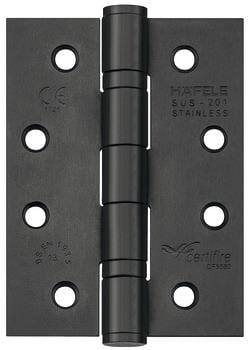 Bt. hinge fl.stst.bl.sat.sq.102x76x2,5mm