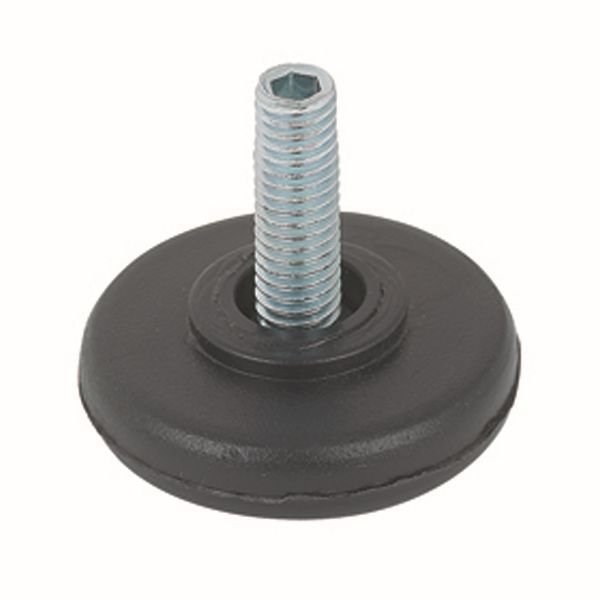 Baza ayar vidası siyah M8x22, Ø30mm