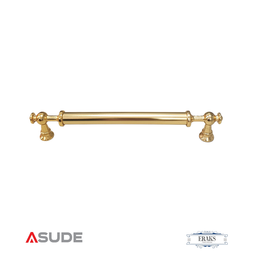 Eraks Tuğra Mobilya Kulpu (Altın-Altın, 192 mm)