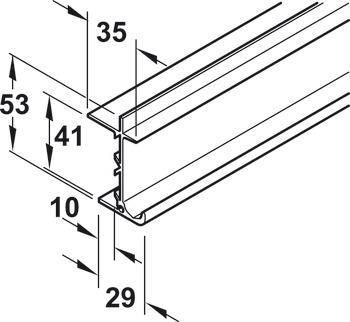 Slido F-Fold62 40/70A Üst ray 5m