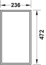 FineLine LiniQ Kutu 236x472x120 d. meşe