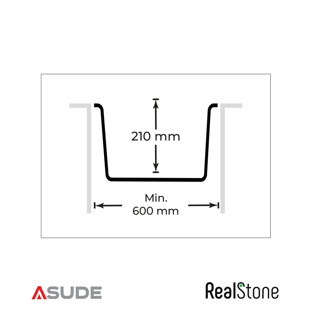 Realstone K012 Gordion Granit Evye 600*475 mm Beyaz
