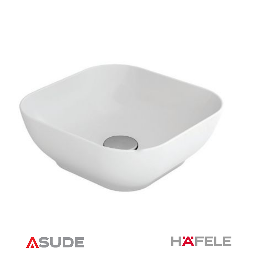 LOTUS S Lavabo,parlak beyaz,380x380mm