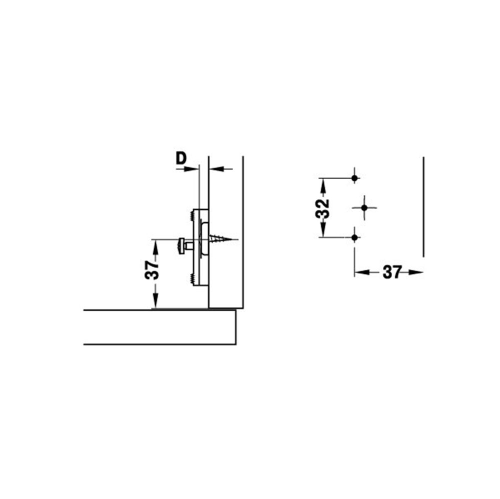 M Mini H taban (312.40.700 için) 0mm