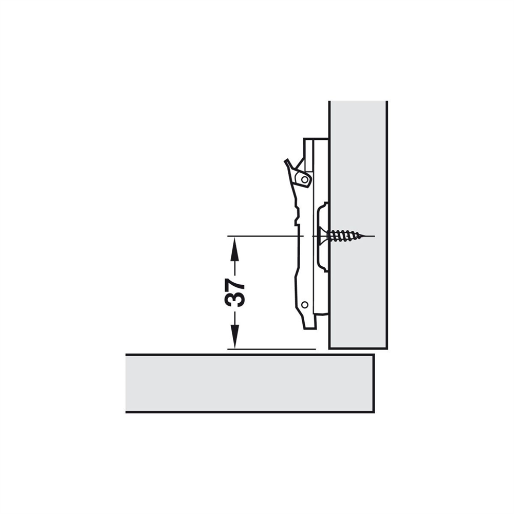 M510 Taban klipsli vidalanarak 0mm