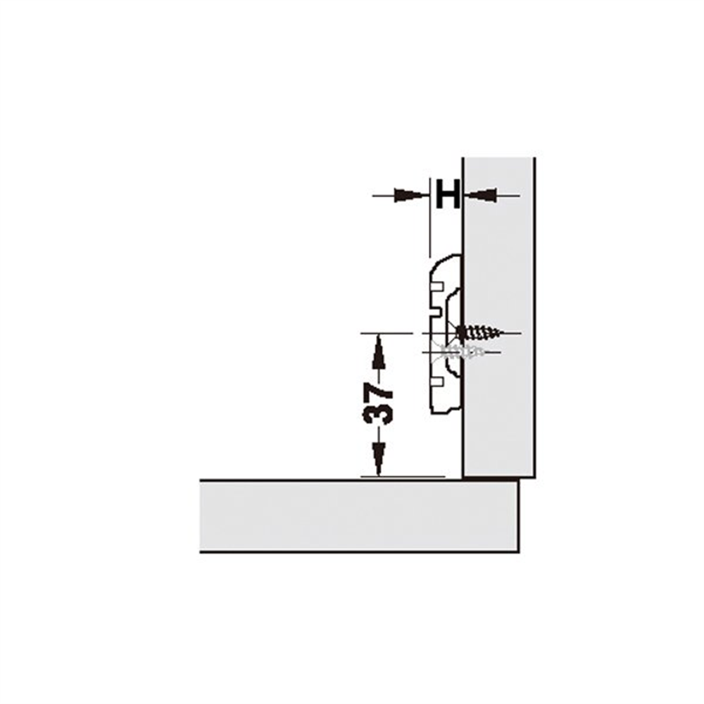 METALLA 330 H taban klipsli pslmz 0 mm