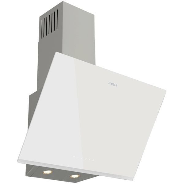 Hafele Orion Açılı Beyaz Tek Cam Davlumbaz 60 cm