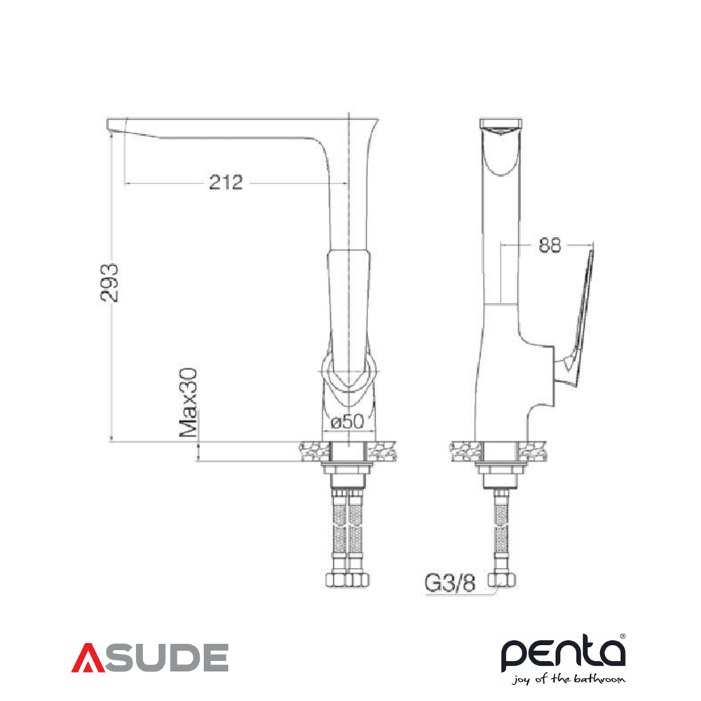 Penta 4655W Viola White Chrome Evye Bataryası