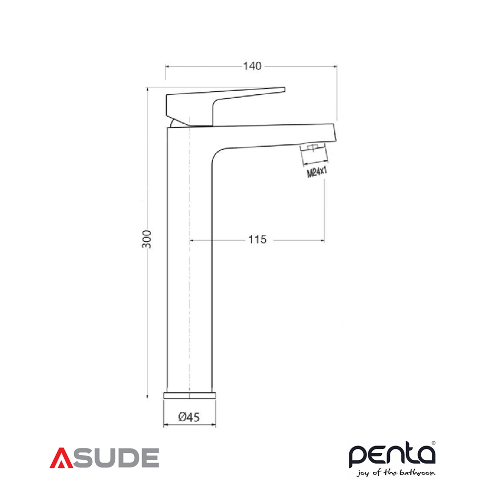 PENTA P901HB (BLACK) AGENA YUKSEK C.LAVABO BATARYASI