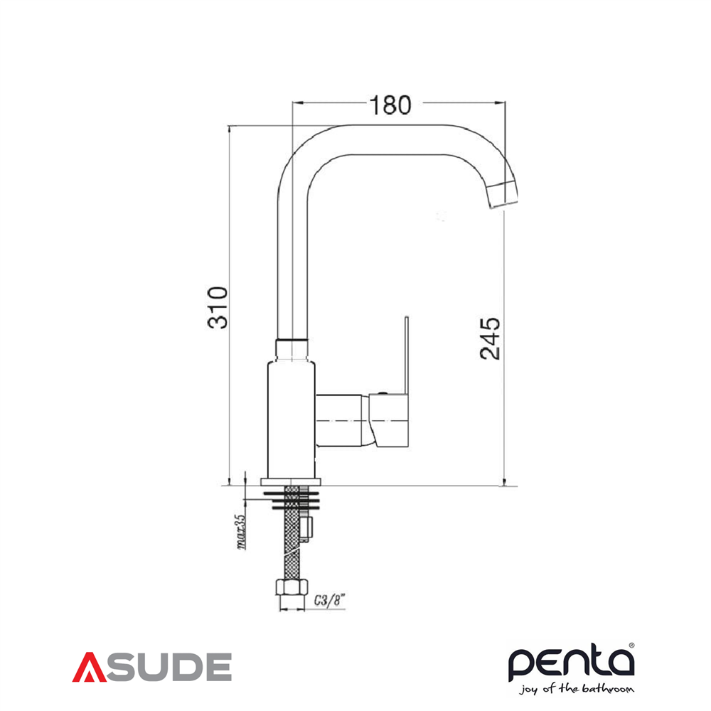 Penta P915B (Black) Agena Evye Bataryası (L)