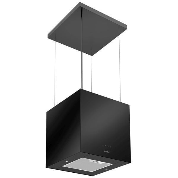 Hafele Polar Abajur Davlumbaz 40 cm Siyah Cam