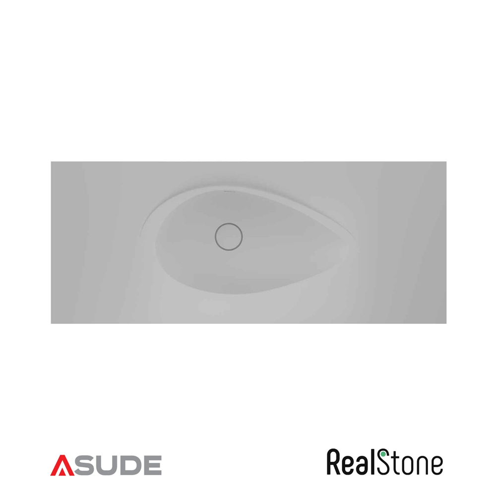 REALSTONE AVOCADO ETAJERLİ GRANİT LAVABO 100*50CM BEYAZ