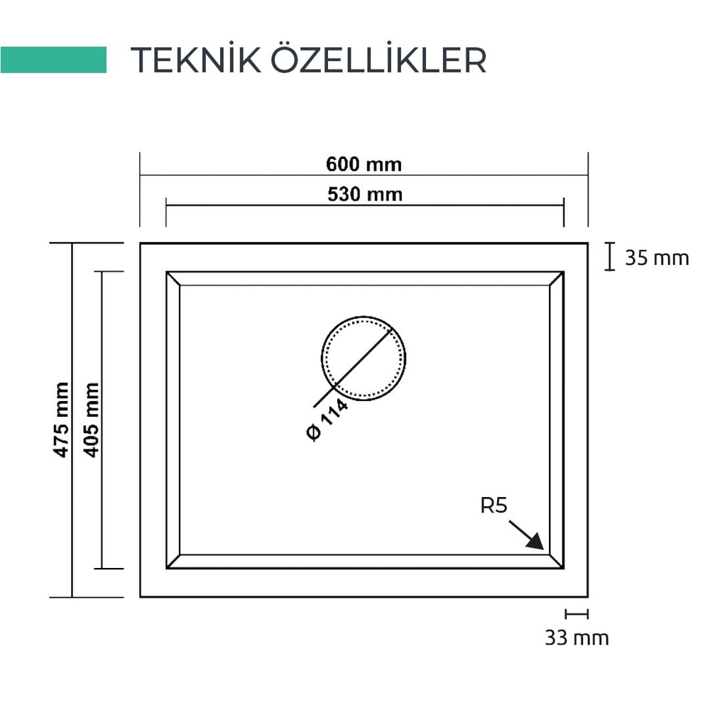 Realstone K012 Gordion Granit Evye 600*475 mm Krem
