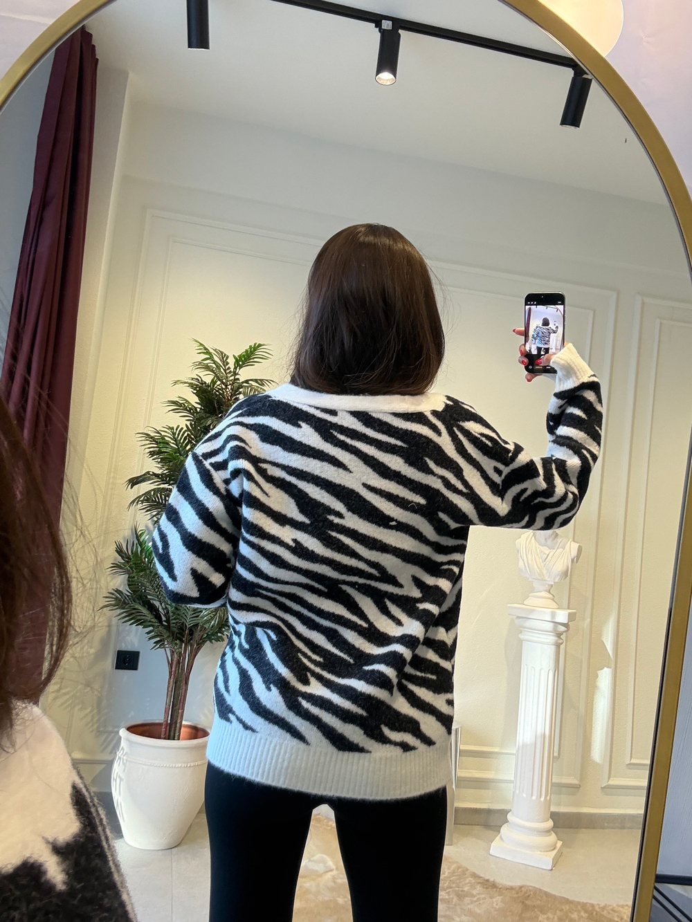 Zebra Desenli Triko