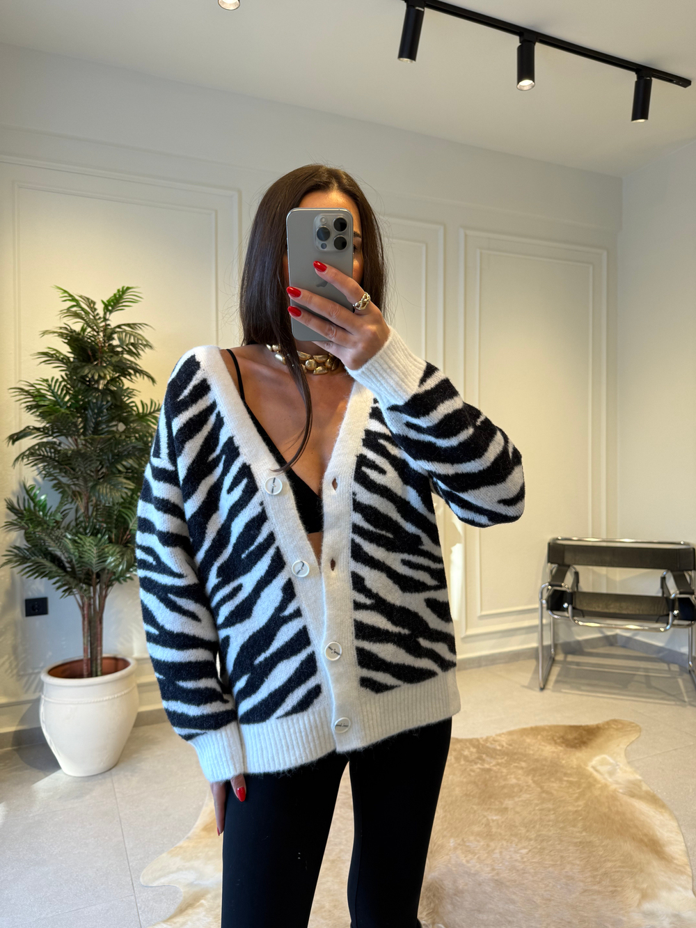 Zebra Desenli Triko