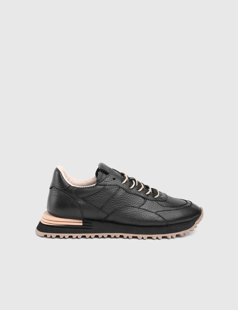 Ballatria Hakiki Floter Deri Kadın Krem Sneaker