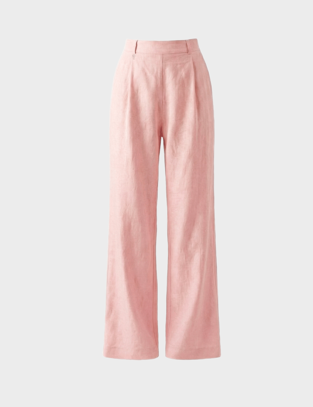 Perri Keten Pembe Kadın Pantolon