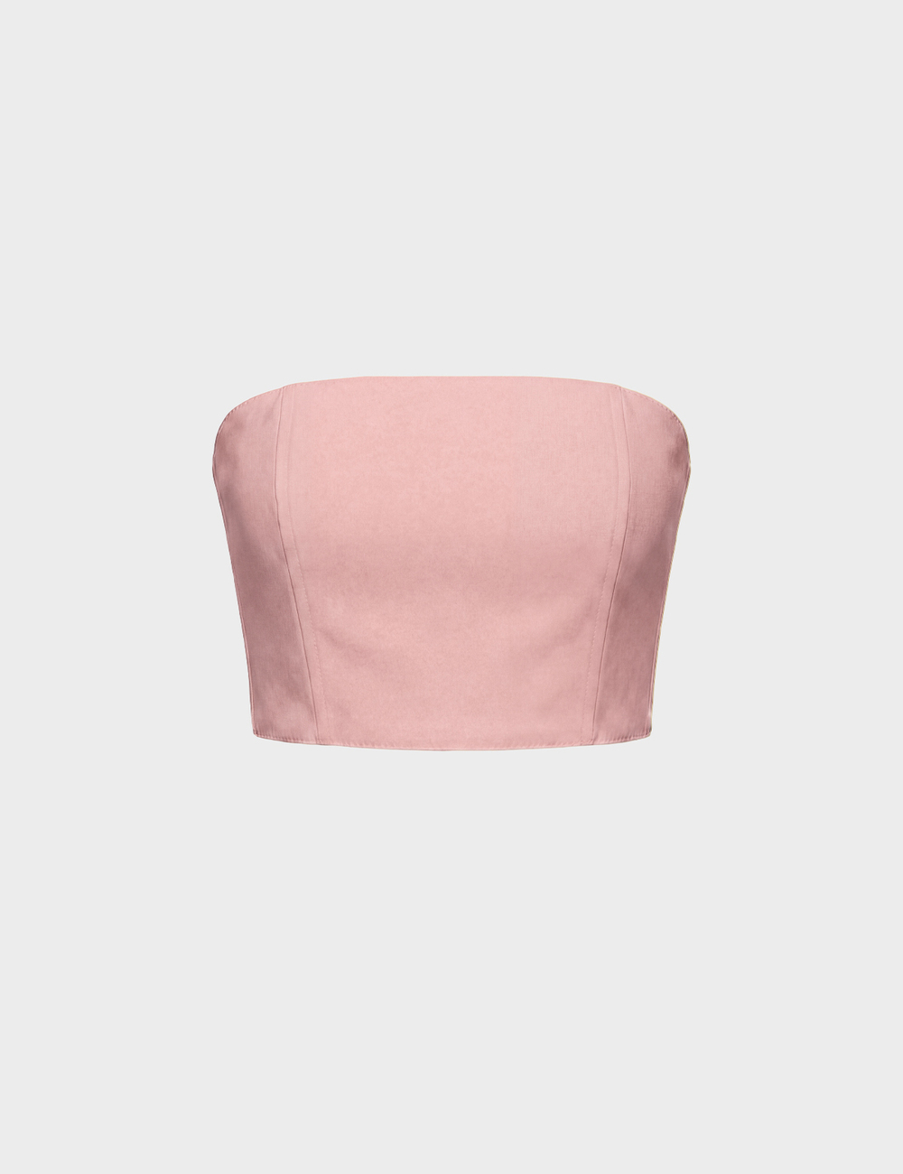 Teah Keten Pembe Kadın Büstiyer