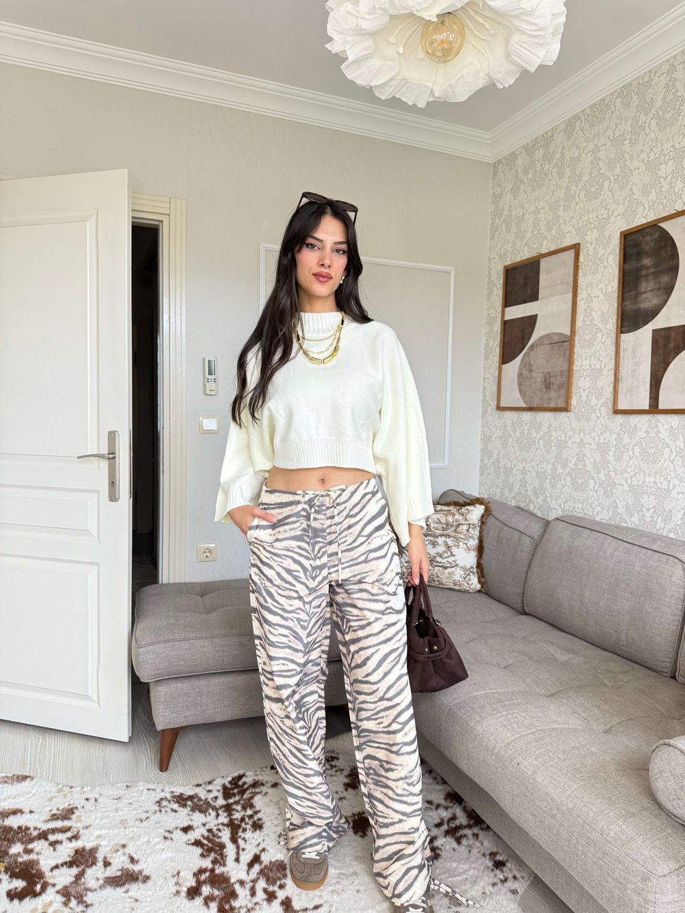 ZEBRA DESEN PANTOLON