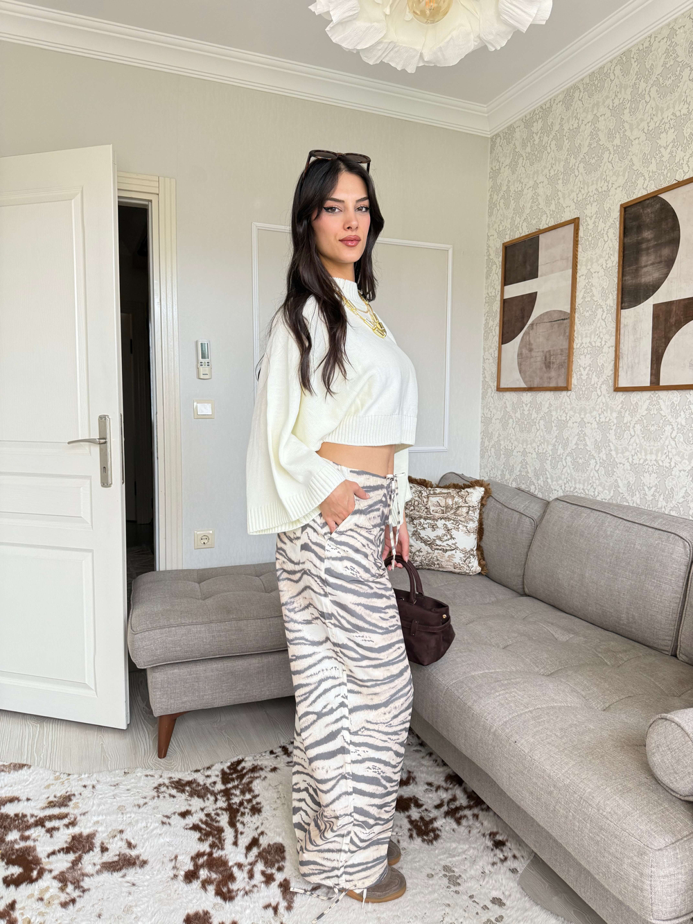 ZEBRA DESEN PANTOLON